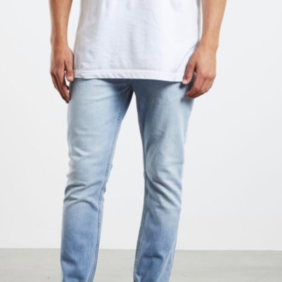 ROLLA’S Rollies Skinny Jeans Beached Blue - Picture 2 of 3